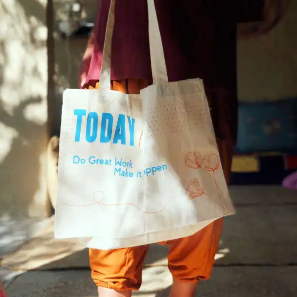 ساک خرید مانیز مدل Today Do Great Work