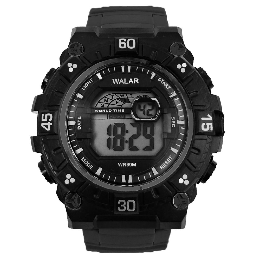 ساعت مچی دیجیتال پسرانه والار مدل اسپرت ضدآب چراغدار کد 102 - - 1