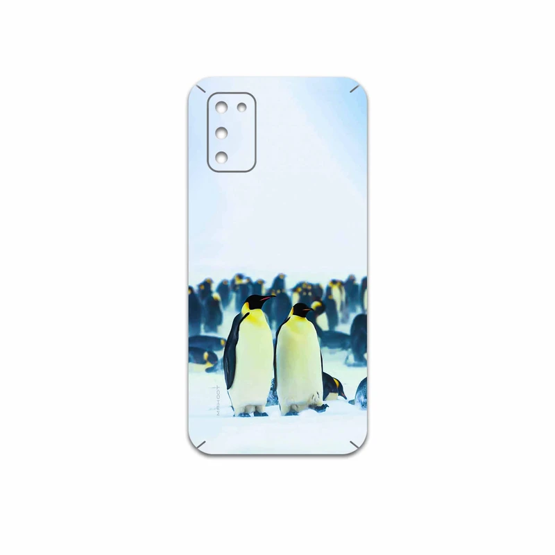 برچسب پوششی ماهوت مدل Penguin مناسب برای گوشی موبایل سامسونگ Galaxy A02S