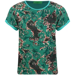 بلوز آستین کوتاه زنانه مدل پیش نخی کد 03