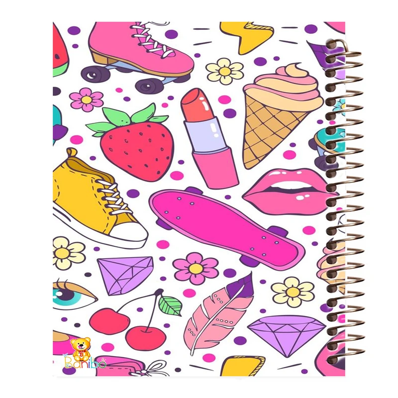 دفتر نقاشی 50 برگ بانیبو مدل کالکشن دخترونه کد 978