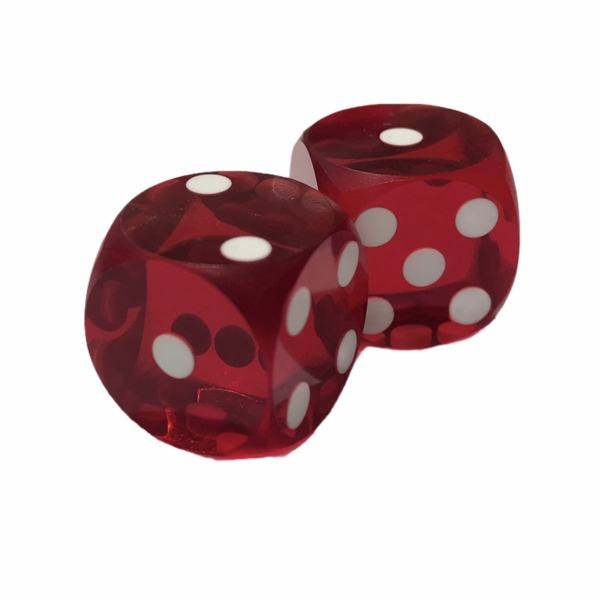 تاس بازی مدل Red Cube بسته دو عددی