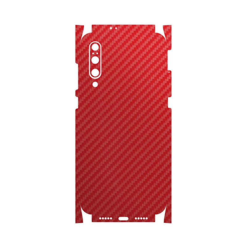 برچسب پوششی ماهوت مدل Red-Fiber-FullSkin مناسب برای گوشی موبایل شیائومی MI 9