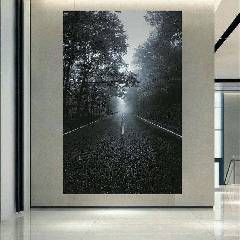 پوستر طرح طبیعت مدل جاده یکطرفه کد AR11970