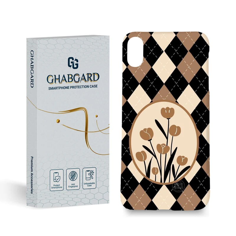 کاور قاب گارد مدل گل مناسب برای گوشی موبایل اپل  iPhone Xs Max 