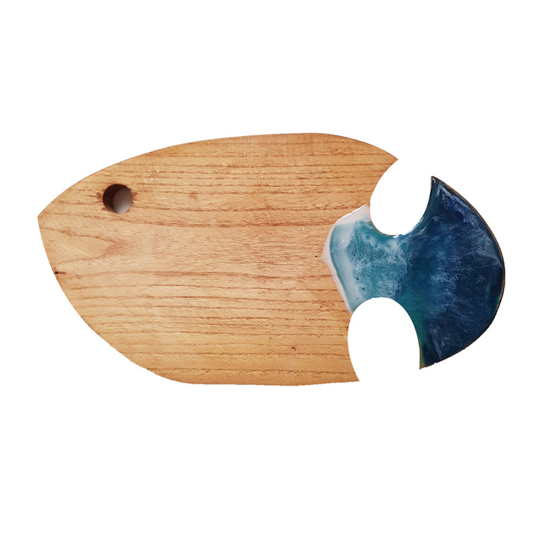 تخته سرو چوبی رزینی طرح ماهی