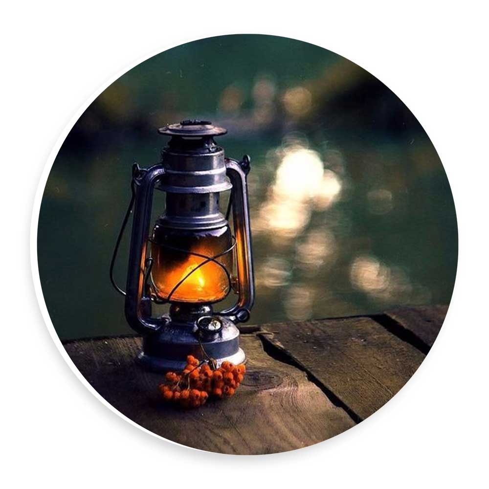 دیوارکوب طرح فانوس و دریاچه مدل wtb368