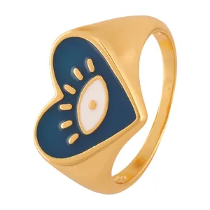 انگشتر زنانه مدل قلب و چشم کد R3591