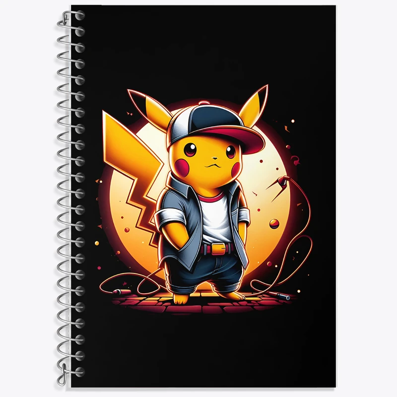 دفتر لغت 50 برگ خندالو طرح انیمه پوکمون (pokemon) کد F6965
