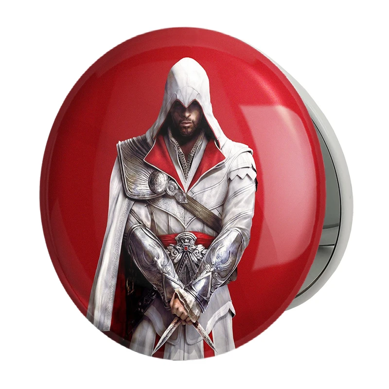 آینه جیبی خندالو طرح اساسینز کرید Assassins Creed مدل تاشو کد 4978