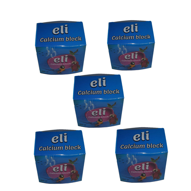 سنگ کلسیم پرنده مدل eli بسته 5 عددی