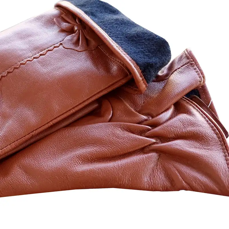 دستکش زنانه پاتن چرم آفتاب مدل DM 407