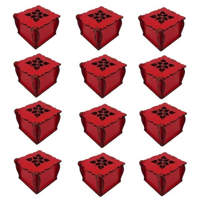 جعبه انگشتر ارلا گوهر کد 7541 بسته 12 عددی