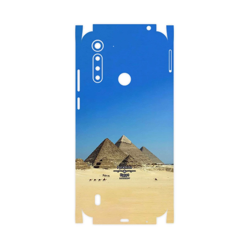 برچسب پوششی ماهوت مدل Pyramids of Egypt-FullSkin مناسب برای گوشی موبایل موتورولا Moto G8 Power Lite