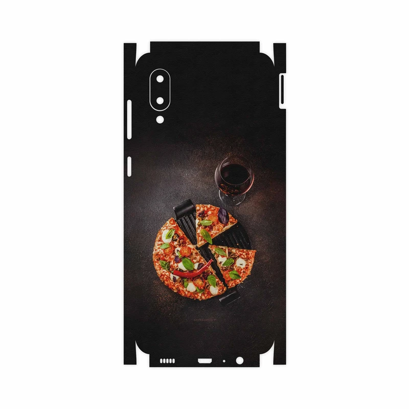 برچسب پوششی ماهوت مدل Pizza-FullSkin مناسب برای گوشی موبایل سامسونگ Galaxy M02