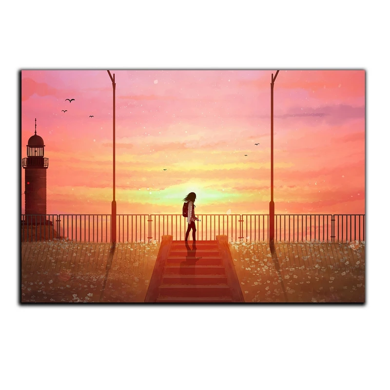 تابلو شاسی بکلیت طرح نقاشی فانوس دریایی مدل SH-S5579