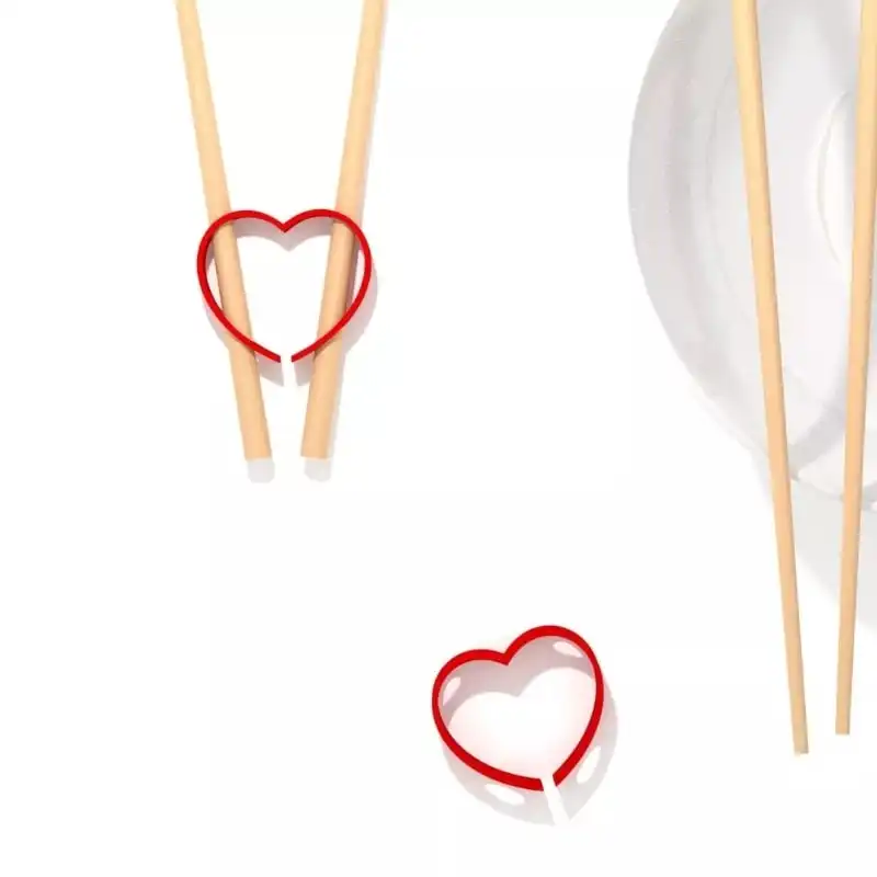 نگهدارنده چوب چاپستیک مدل Heart