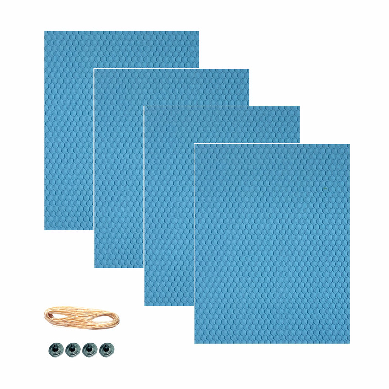 شمع بیزوکس مدل ورق موم عسل کد 1418M مجموعه 4عددی