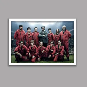 تابلو مدل سریال خانه کاغذی Money Heist کد LA-G10667