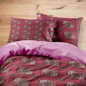 سرویس روتختی مدوپد طرح فرش ترکمان مدل C-Torkaman08 یک نفره 4 تکه