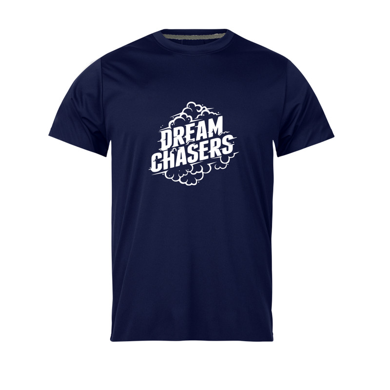 تی شرت آستین کوتاه مردانه مدل dream chasers_N1_0264 رنگ سرمه ای