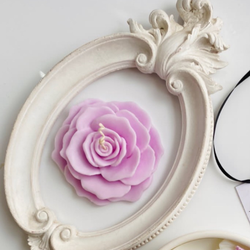 قالب شمع مدل گل رز