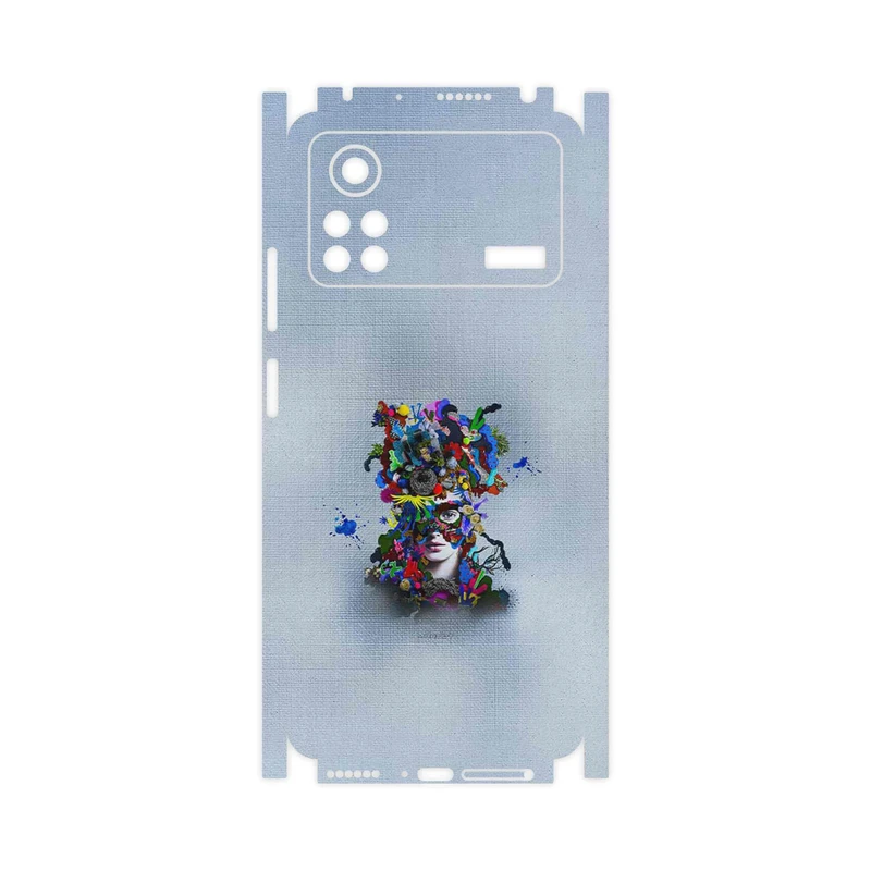 برچسب پوششی ماهوت مدل Collage of surreal Portrait of Women 4-FullSkin مناسب برای گوشی موبایل شیائومی Poco X4 Pro 5G