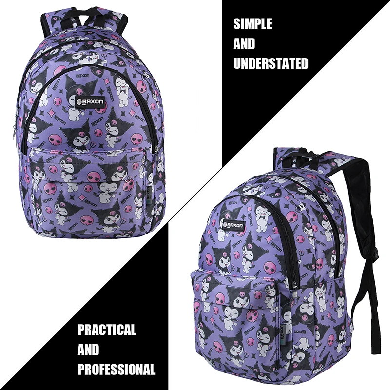 عکس شماره 7 : کوله پشتی مدرسه بگسون فورس مدل ctm-2900 طرح کورومی به همراه جامدادی