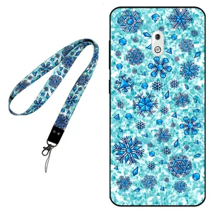 Megafone Snow Flake 0014 Cover For Nokia 2.1 Mobile Neckband