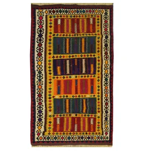 گلیم دستبافت سه و نیم متری کد 3597