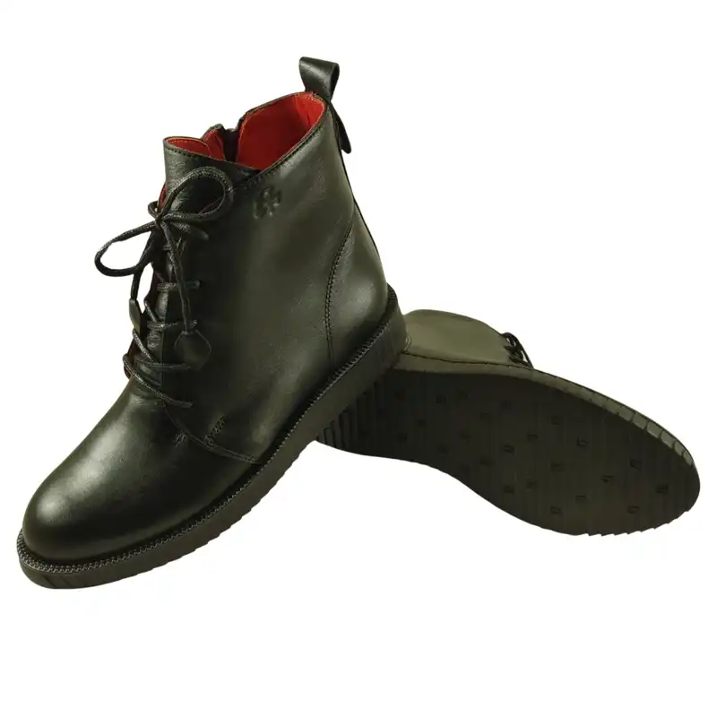 نیم بوت زنانه مدل چرم طبیعی کد 675.2