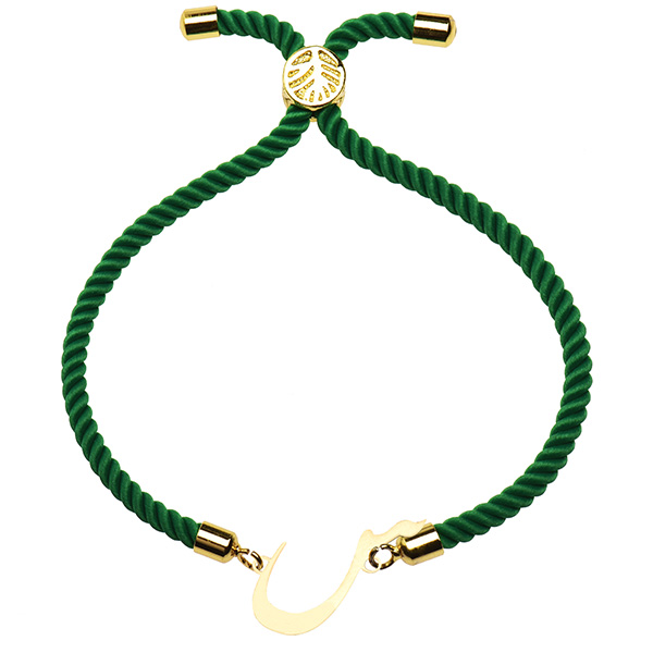 دستبند طلا 18 عیار دخترانه کرابو طرح س مدل Krd1500