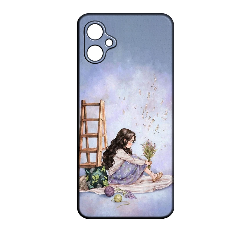 کاور طرح دخترانه کد 174 مناسب برای گوشی موبایل سامسونگ Galaxy A04