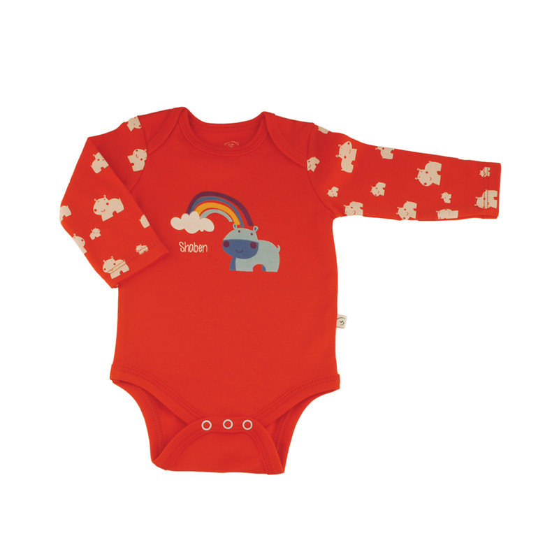 بادی آستین بلند نوزادی شابن مدل هیپو