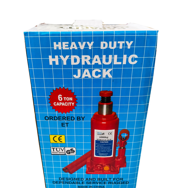 جک هیدرولیک خودرو مدل BM TF - 55 H 45  ظرفیت 6 تن