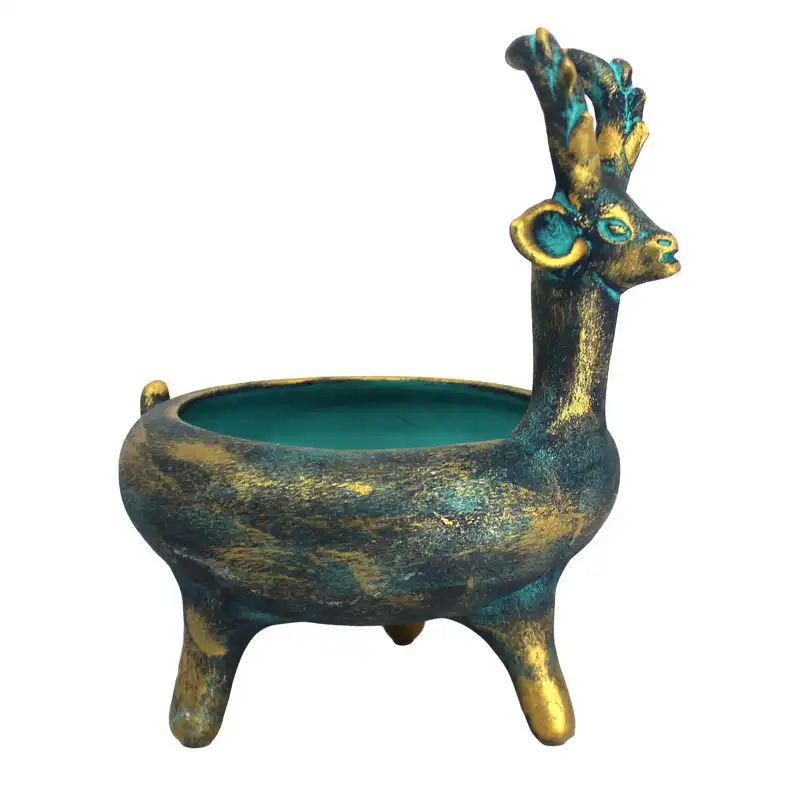 جا عودی سفالی طرح گوزن