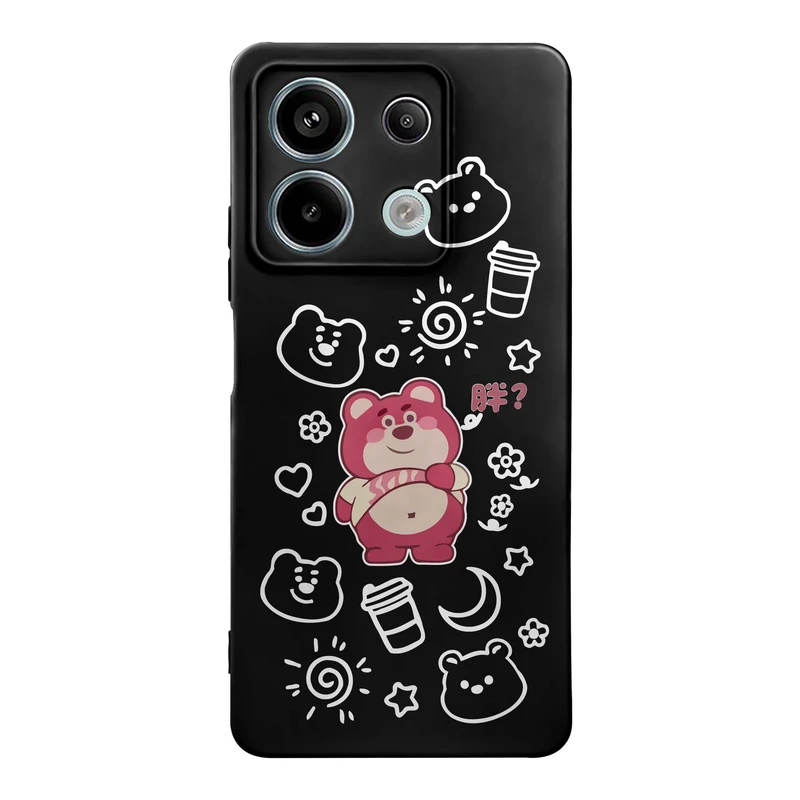 کاور قاب گارد طرح خرس بامزه کد t12219 مناسب برای گوشی موبایل شیائومی Redmi Note 13 5G