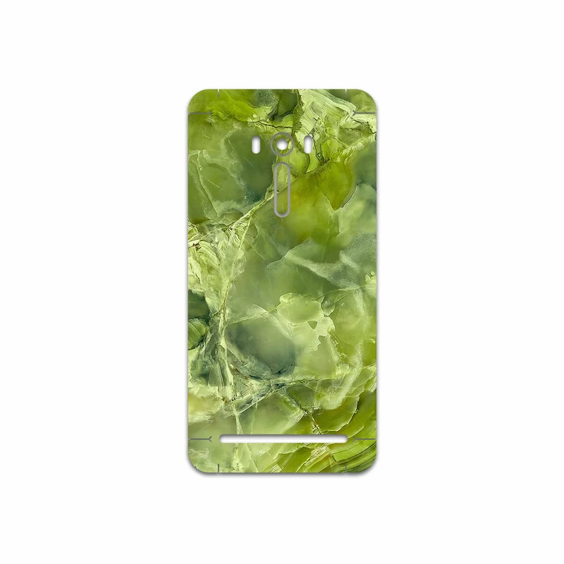 برچسب پوششی ماهوت مدل Green Crystal Marble مناسب برای گوشی موبایل ایسوس ZenFone Selfie