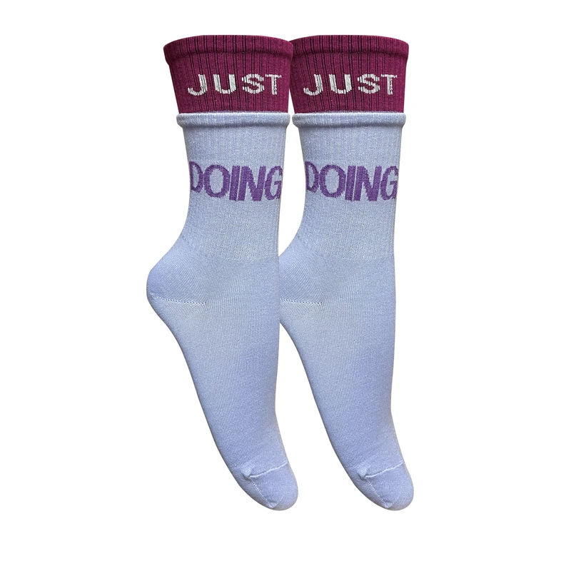 جوراب ساق بلند زنانه تن پوش هنگامه مدل پنبه دوکش اسپرت JUST