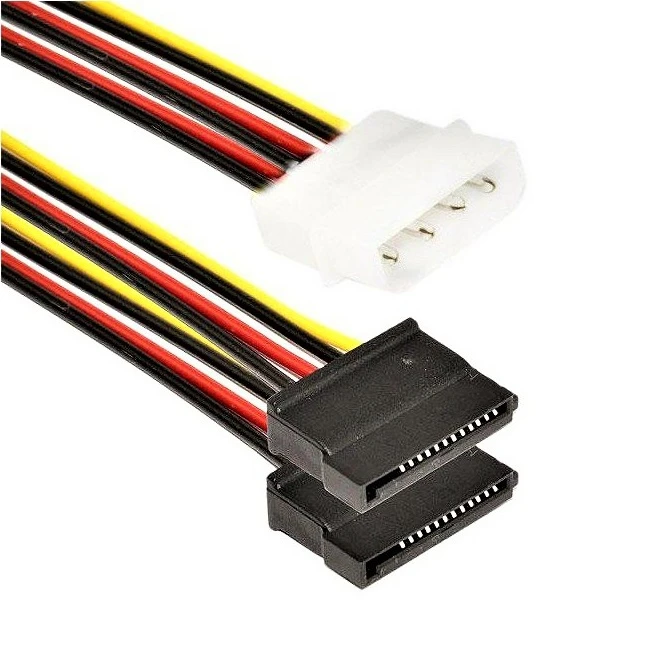 کابل تبدیل برق 4 پین به ساتا مدل 4/2S طول 0.2 متر