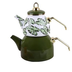 نقد و بررسی ست کتری و قوری هوم لند طرح برگ سبز مدل 03 توسط خریداران