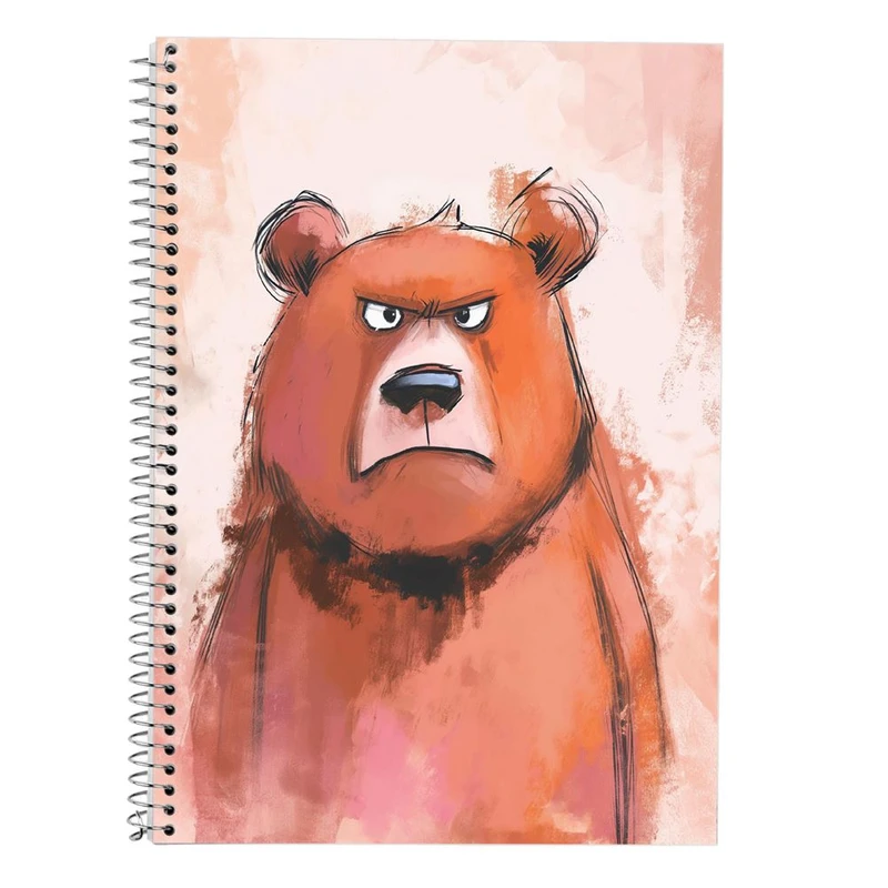 دفتر لغت 50 برگ مدوپد طرح سگ و گربه کد DF17283