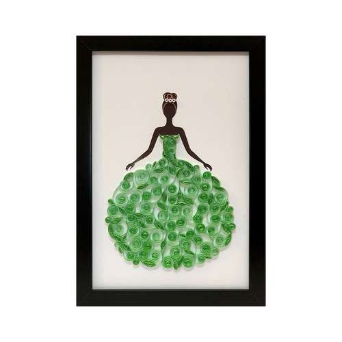 تابلو ملیله کاغذی طرح ملکه مدل FN-8782