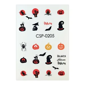 لنز ناخن مدل هالووین کد 205