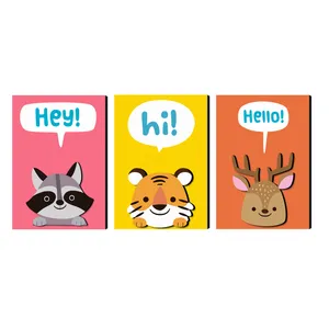 تابلو کودک باروچین مدل حیوانات کد br-20 مجموعه 3 عددی