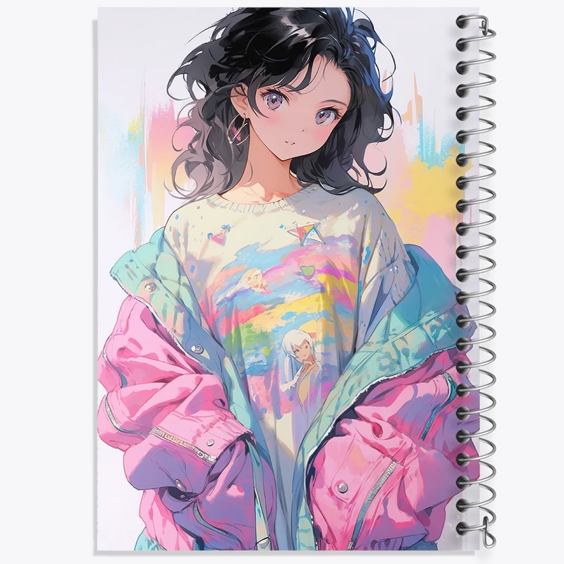 دفتر مشق 50 برگ خندالو طرح دخترانه کد F635