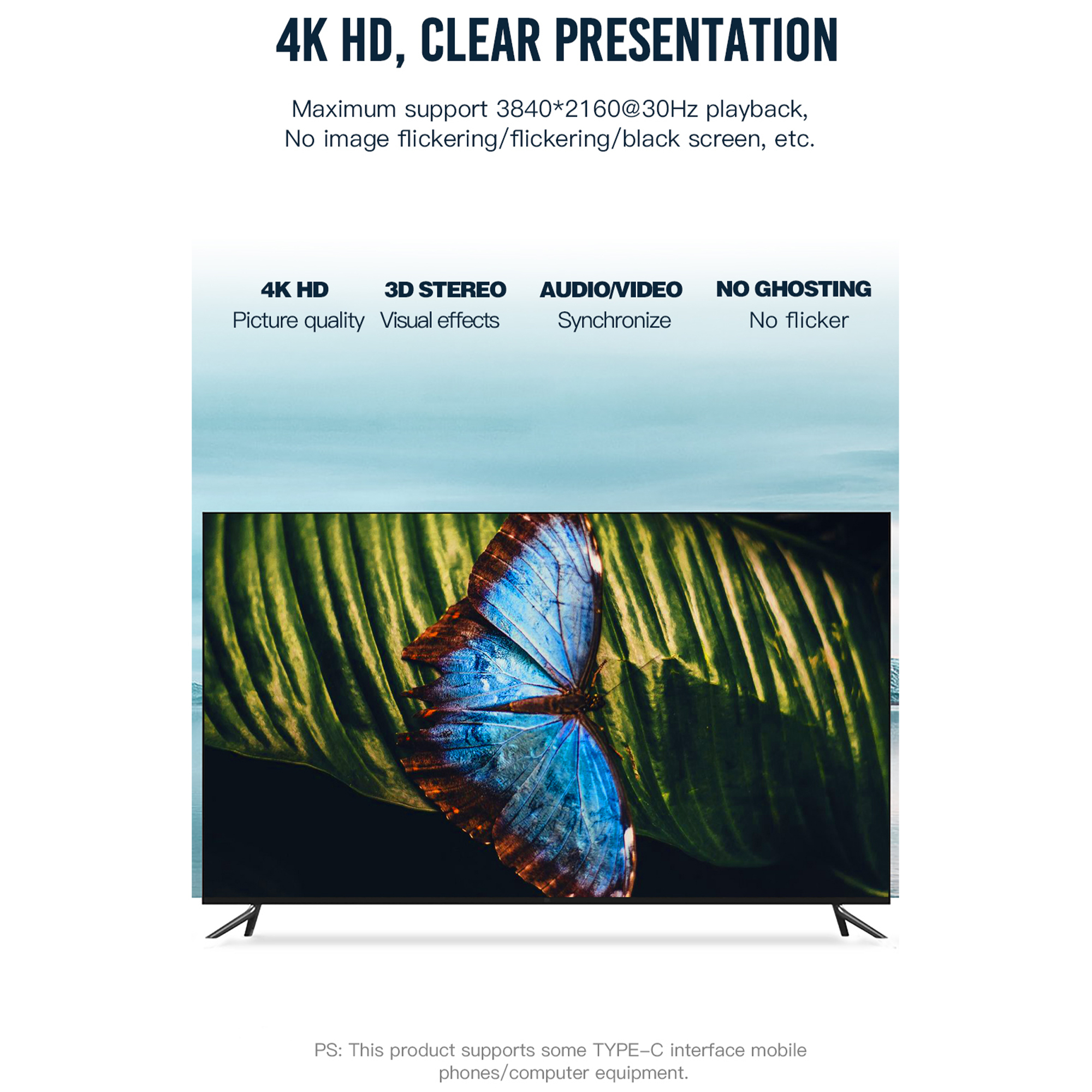 کابل تبدیل USB-C به HDMI 