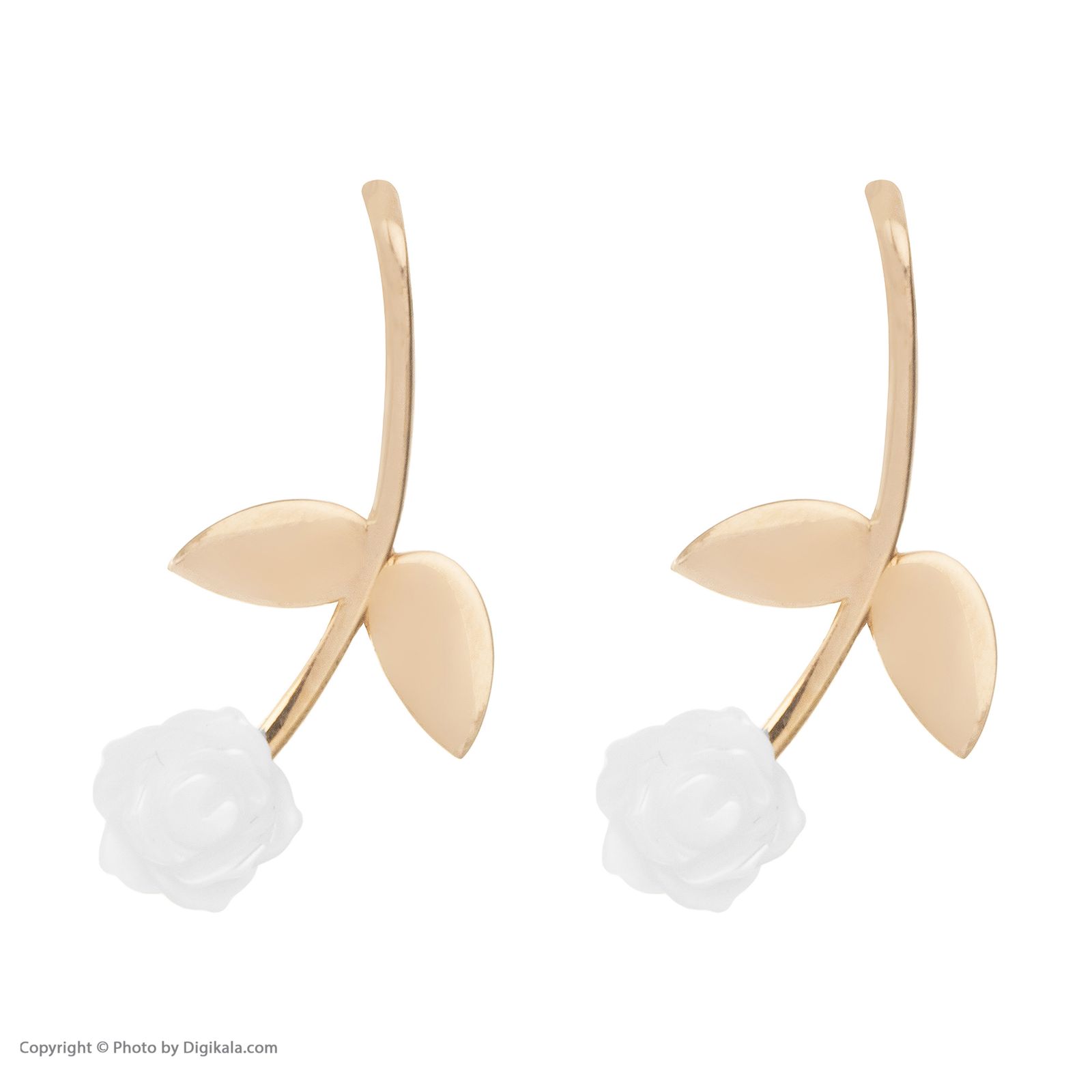 گوشواره طلا 18 عیار زنانه مایا ماهک مدل ME0950 -  - 2