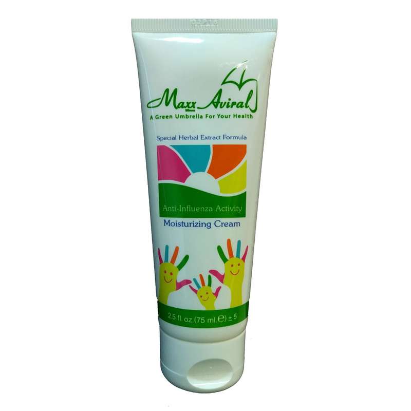 کرم مرطوب کننده کودک مکث آویرال مدل moisturizing anti-anfluenza activity حجم 75 میلی لیتر
