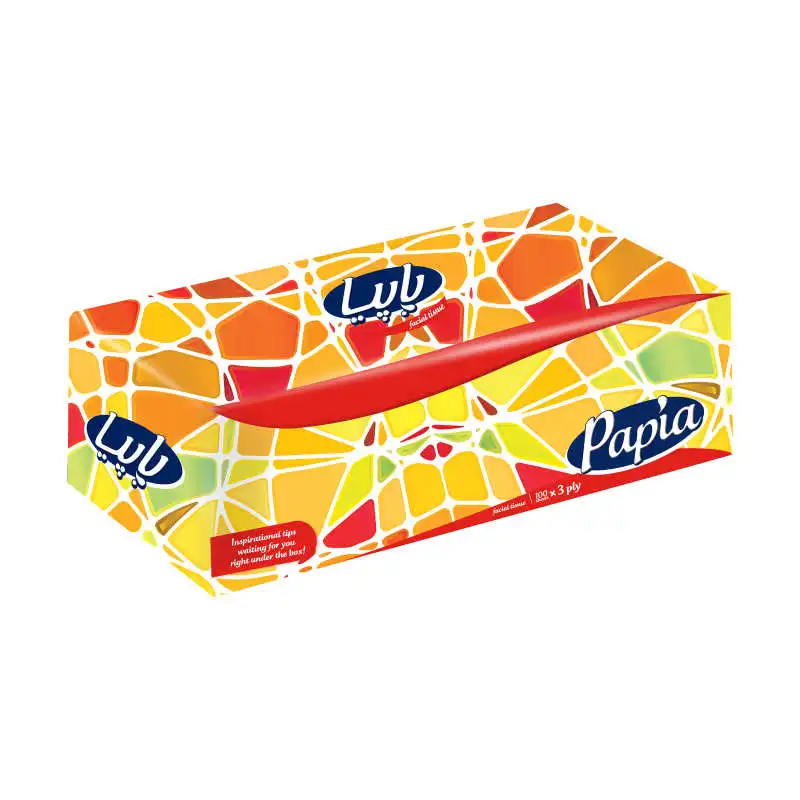 دستمال کاغذی پاپیا مدل سافت بسته 8 عددی